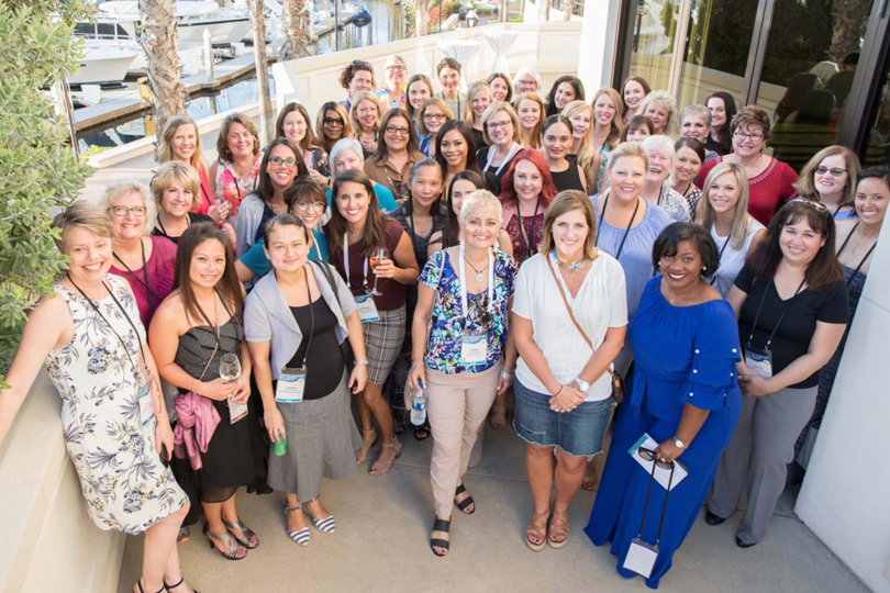 Group photo of women at 2019 SALC in San Diego Day 1 Ladies in Lighting