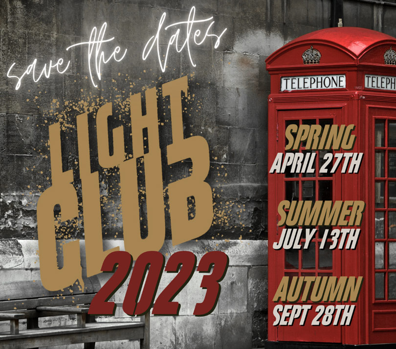 Save the Date TLA Light Club 2023